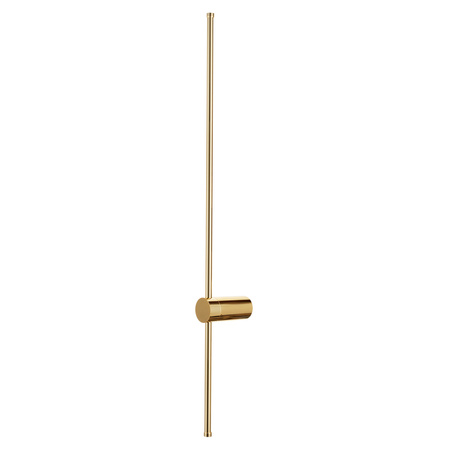 Lampa ścienna SPARO LED – oprawa liniowa złoty połysk, 120 cm