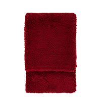 Teddy Fleece Throw Merlot 1300x1800mm