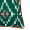 Aroha Geo Printed Cushion Green 450x450mm