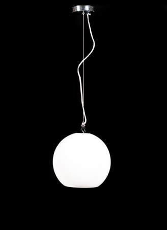 NOWOCZESNA LAMPA WISZĄCA SZKLANA BIAŁA MOLTON