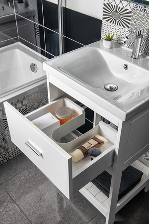 ETIDE szafka umywalkowa 61,5x85x44 cm, biały mat