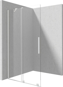 Ścianka prysznicowa walk-in 140 cm - przesuwna