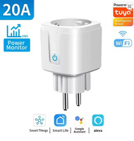 Gniazdo-wtyczka Inteligentna, WiFi, 20A, biala