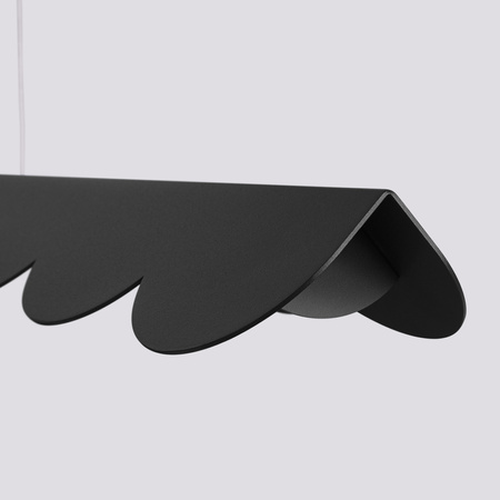 Lampa wisząca BISCUIT czarna LED 3000K