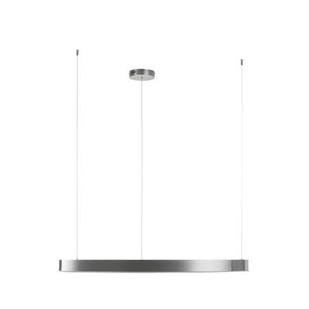 Lampa wisząca CIRCLE 100 cm - LED, ring nikiel szczotkowany