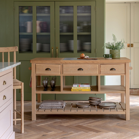 Eton Kitchen Island Natural 1500x650x900mm