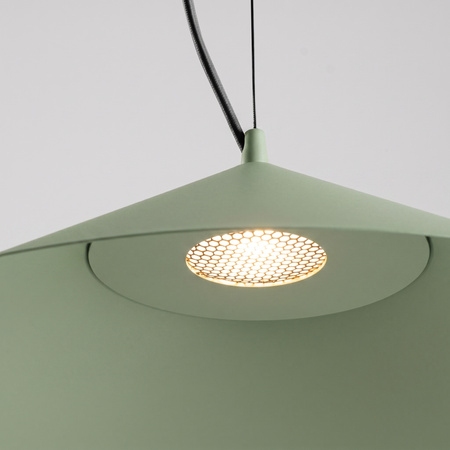 Lampa wisząca FINT zielona oliwka LED 4000K