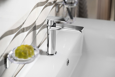 DAPHNE bateria umywalkowa stojąca, chrom