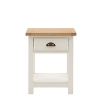 Eton 1 Drawer Bedside White