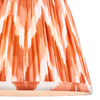 Zigzag Shade Apricot Orange Fabric 145x118x200mm