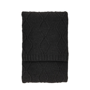 Chenille Cable Throw Grey 1300x1700mm