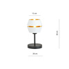 PIANO LN WHITE/GOLD