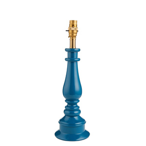 Abażur Myrtle – Marlin Blue, 12 × 12 × 38 cm