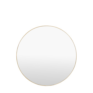 Highline Round Mirror Brass 750x20x750mm