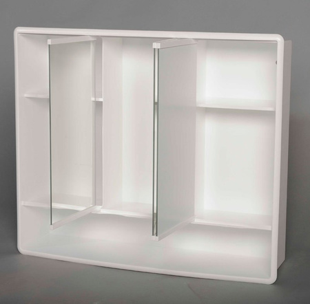 LYMO szafka z lustrem 58x49x14,7cm, plastik