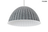 MOOSEE lampa wisząca MOLD 55 szara