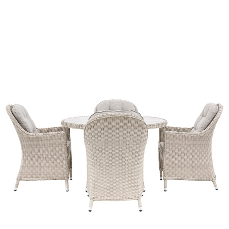 Holton 4 Seater Round Dining Set
