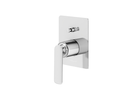 EXPERIENCE Chrom zestaw prysznicowy z deszczownicą 30cm i słuchawką