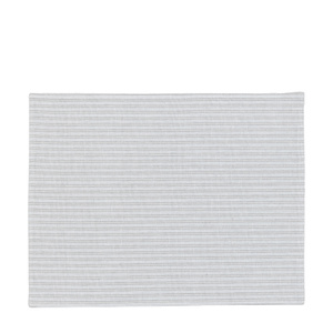 Woven Striped Placemat Grey (4pk) 450x350mm