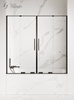 PARAWAN NAWANNOWY SMART BLACK   160x150 CZYSTE 8mm ACTIVE SHIELD