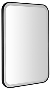 CETIS lustro z oświetleniem LED 60x80cm, czarny mat