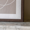 Obraz w ramie „Continuation” – naturalny, 50 × 3 × 60 cm, zestaw 2 szt.