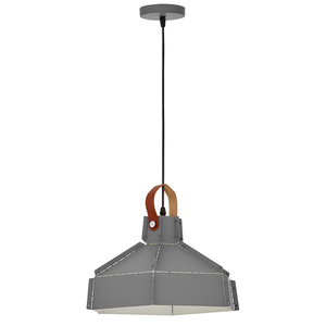 LAMPA SUFITOWA WISZĄCA LOFT SZARA DONA W1