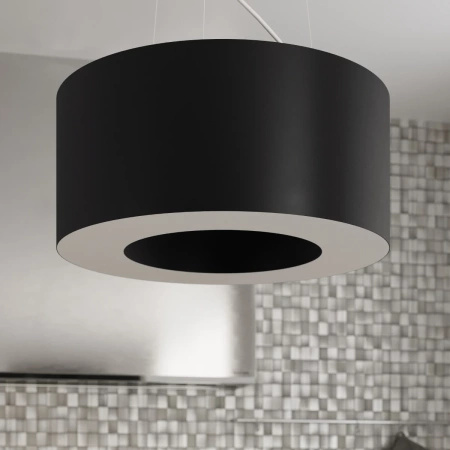 Żyrandol SATURNO 70 czarny