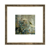 Obraz w ramie „Perception” – niebieski / zielony, 52 × 2 × 52 cm