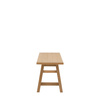 Eton Trestle Dining Bench Natural 1500x380x450mm