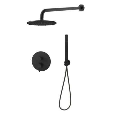 Zestaw natryskowy podtynkowy L-400mm fi-22,5cm-Paffoni/kolekcja Light