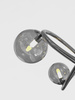 9014-805 Lampa sufitowa Nancy czarny chrom