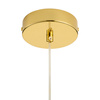 Lampa wisząca MONETTI 40 cm -  złota, dekoracyjna