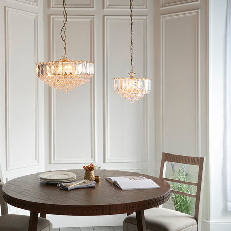 Fargo 3 Pendant Light Chrome 380mm