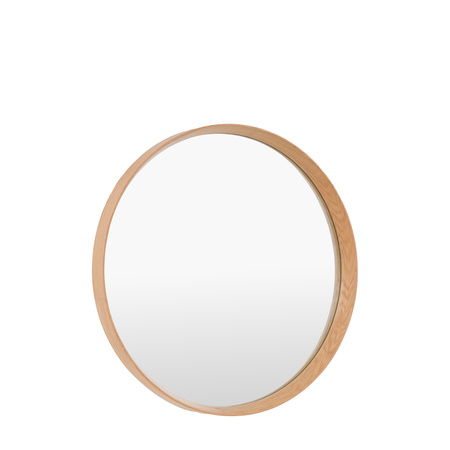 Helsinki Round Mirror Oak 800x58x800mm