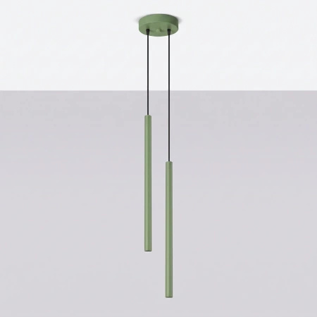 Lampa wisząca PASTELO 2 szałwiowa