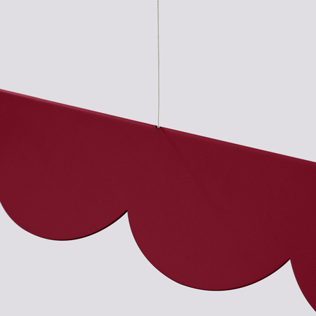 Lampa wisząca BISCUIT burgund LED 3000K