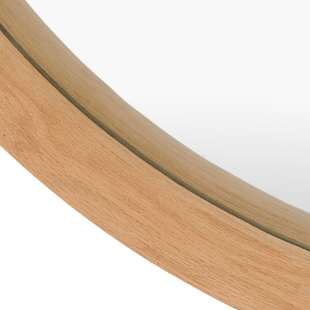 Helsinki Round Mirror Oak 800x58x800mm