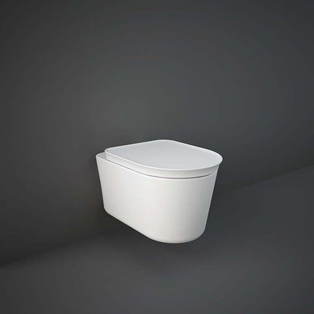 Zestaw VALET Miska WC podwieszana Rimless 56x36,3 cm & deska WC W/O biały mat