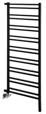 METRO SPACE grzejnik, ścianka przedziałowa, 550x1430 mm, czarny mat