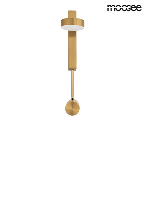 MOOSEE lampa ścienna CLARID GOLD złota