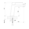 RITMO 26 bateria umywalkowa, chrom