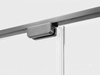 Kabina prysznicowa OXIA GUNMETAL BRUSHED 2D kwadratowa 80x80x200 szkło czyste 8mm Active Shield 2.0