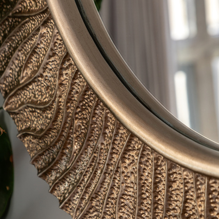 Falia Round Mirror Gold 900x35x900mm