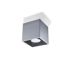 Plafon QUAD 1 szary