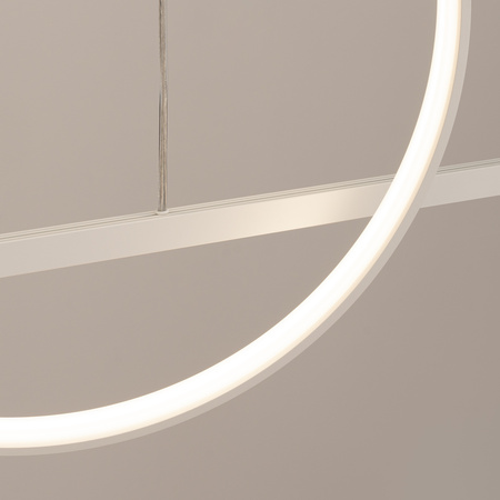 Lampa wisząca GLAD biała LED 3000K