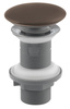 Odpływ umywalkowy 5/4", klik-klak, korek ceramiczny, 20-70mm, taupe