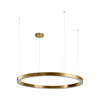 Lampa wisząca CIRCLE 120 cm - LED, ring mosiądz szczotkowany