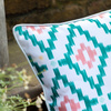 Aroha Geo Printed Cushion Apricot 450x450mm