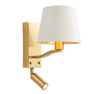 Harvey Wall Light Brushed Gold 285mm
